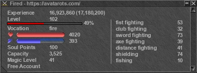 Signature for player Fired