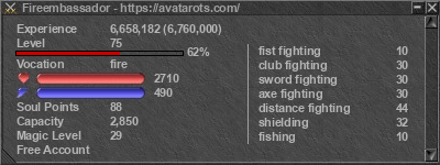 Signature for player Fireembassador