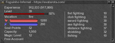 Signature for player Foguinho Infernal