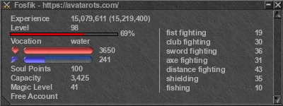 Signature for player Fosfik