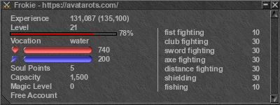 Signature for player Frokie