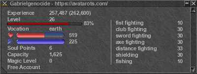 Signature for player Gabrielgenocide