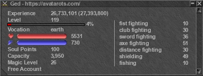 Signature for player Ged