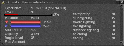 Signature for player Gerard