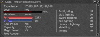 Signature for player Gleta