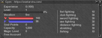 Signature for player Gyen