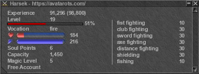 Signature for player Harsek