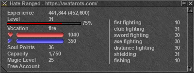 Signature for player Hate Ranged