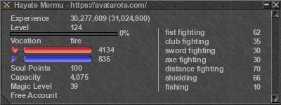 Signature for player Hayate Mermu