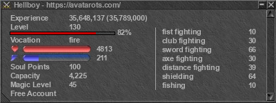 Signature for player Hellboy