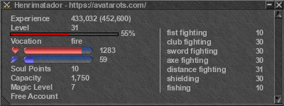 Signature for player Henrimatador