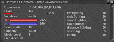 Signature for player Hercules El Inmortal