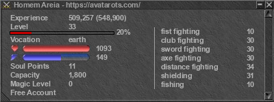 Signature for player Homem Areia