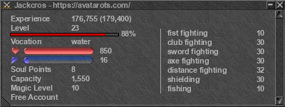 Signature for player Jackcros