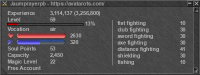 Signature for player Jaumprayerpb