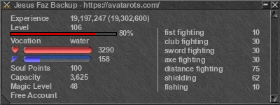 Signature for player Jesus Faz Backup