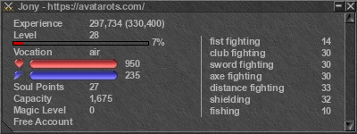 Signature for player Jony