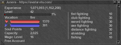 Signature for player Junera