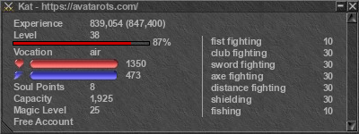 Signature for player Kat