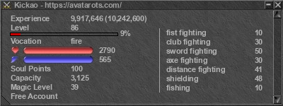 Signature for player Kickao