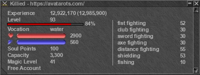 Signature for player Killied