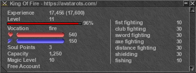 Signature for player King Of Fire