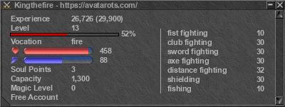 Signature for player Kingthefire