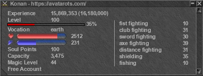 Signature for player Konan