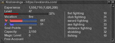 Signature for player Kratosvinga