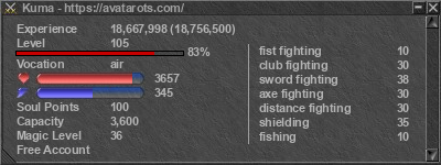 Signature for player Kuma