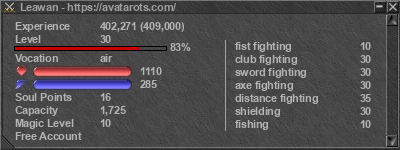 Signature for player Leawan