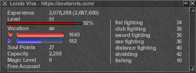 Signature for player Lenda Viva