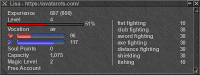 Signature for player Lisa