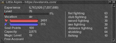 Signature for player Little Aipim