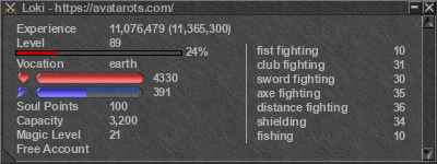 Signature for player Loki