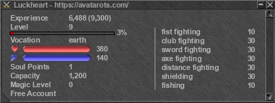 Signature for player Luckheart