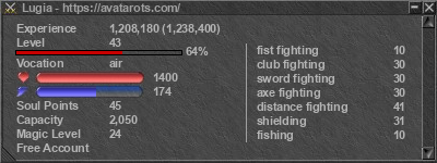 Signature for player Lugia