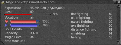 Signature for player Mage Lol