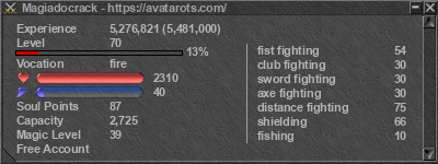 Signature for player Magiadocrack