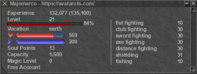 Signature for player Majomarco