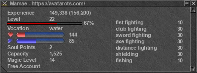 Signature for player Mamae