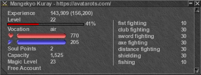 Signature for player Mangekyo Kuray