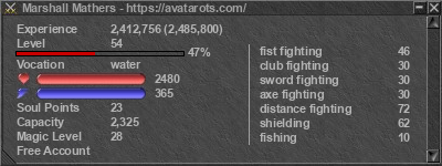 Signature for player Marshall Mathers