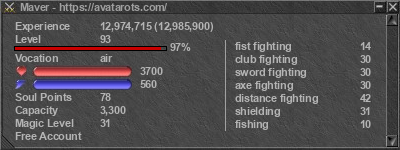 Signature for player Maver