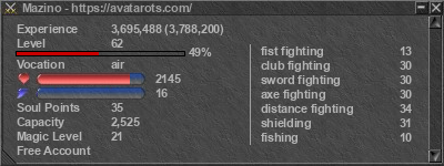 Signature for player Mazino