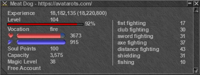 Signature for player Meat Dog