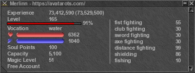 Signature for player Merlinn