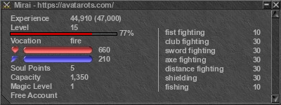 Signature for player Mirai