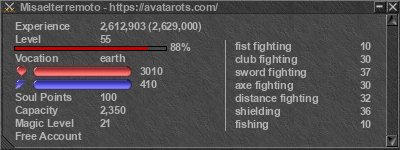 Signature for player Misaelterremoto