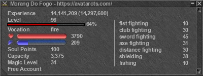 Signature for player Morang Do Fogo